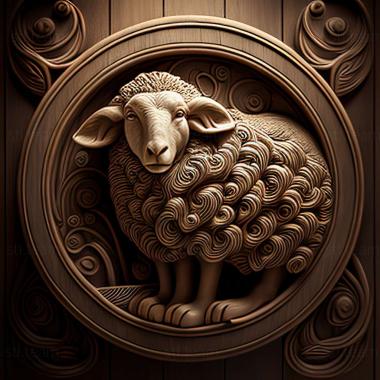 3D model sheep (STL)